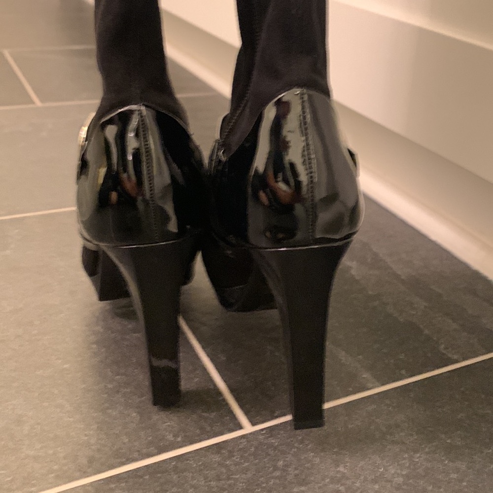 Black Platform Boots - image 5